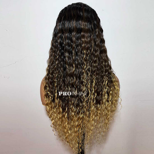 Flash Sale 13X4 Full Frontal Wig 22in Curly 180% Density Lace Wig Medium Size