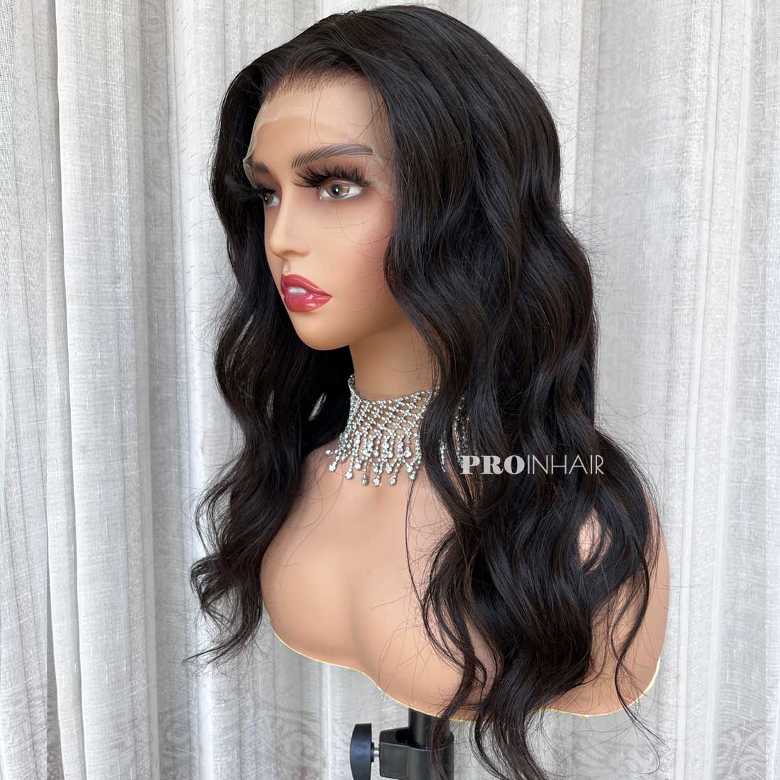 Flash Sale 360 Lace Wig 16in Sexy Wavy 150% Density Lace Wig Small Size