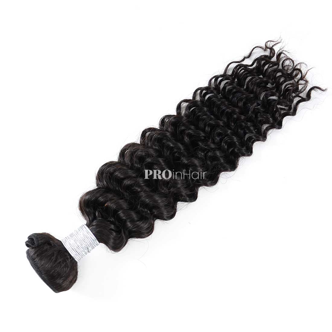 1pcs Deep Wave Hair Bundles Best Virgin Human Hair Double Drawn Hair Wefts