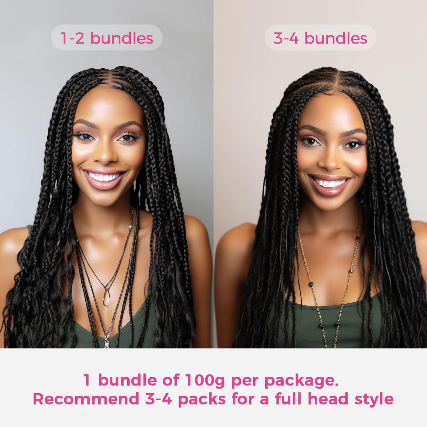 Kinky Curly DIY BOHO Braids Human Hair Bulk Double Drawn Full To End Top Quality