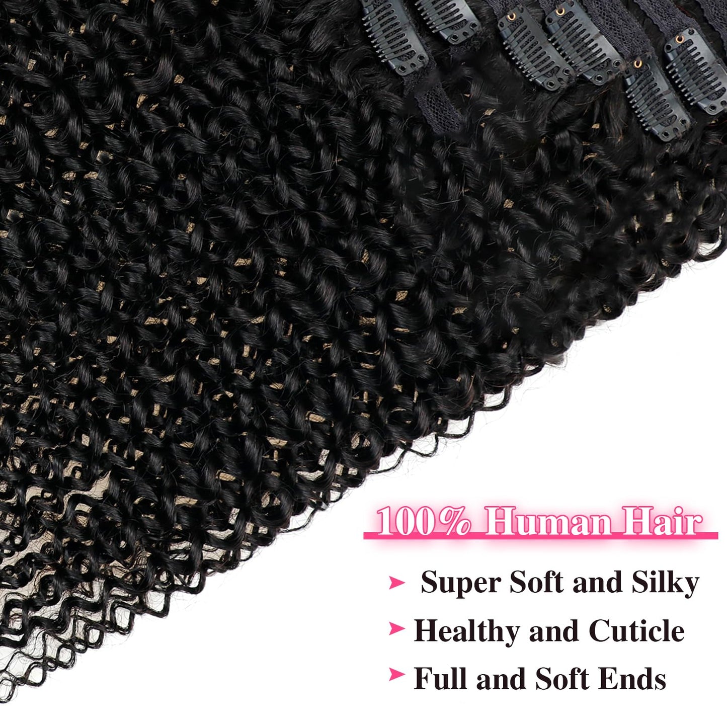 Affordable Lace Clip in Extensions Double Drawn Full To End Best Top Quality Human Hair