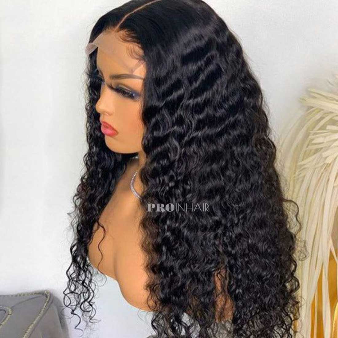 Ada 5X5 HD Closure Wigless Glueless Melt All Skin Wig Deep Wave Virgin Human Hair