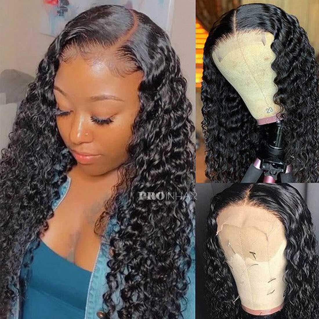 Ada 5X5 HD Closure Wig Glueless Melt All Skin HD Wig Deep Wave Virgin Human Hair