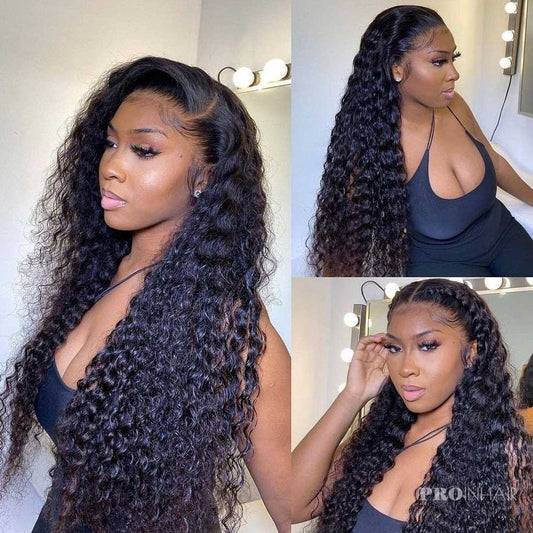 Ada 5X5 HD Closure Wigless Glueless Melt All Skin Wig Deep Wave Virgin Human Hair