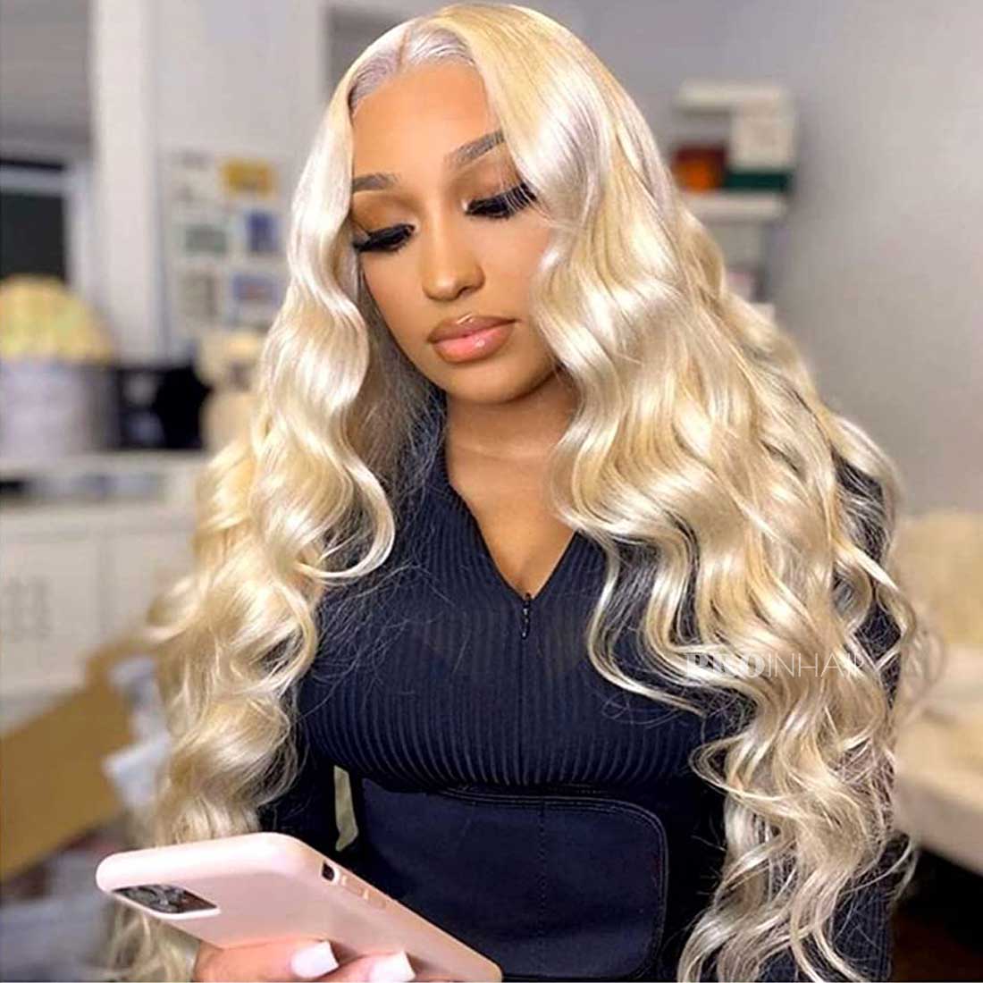 Adelaide Blonde #613 Body Wave Super Thin HD Lace Wig Virgin Human Hair