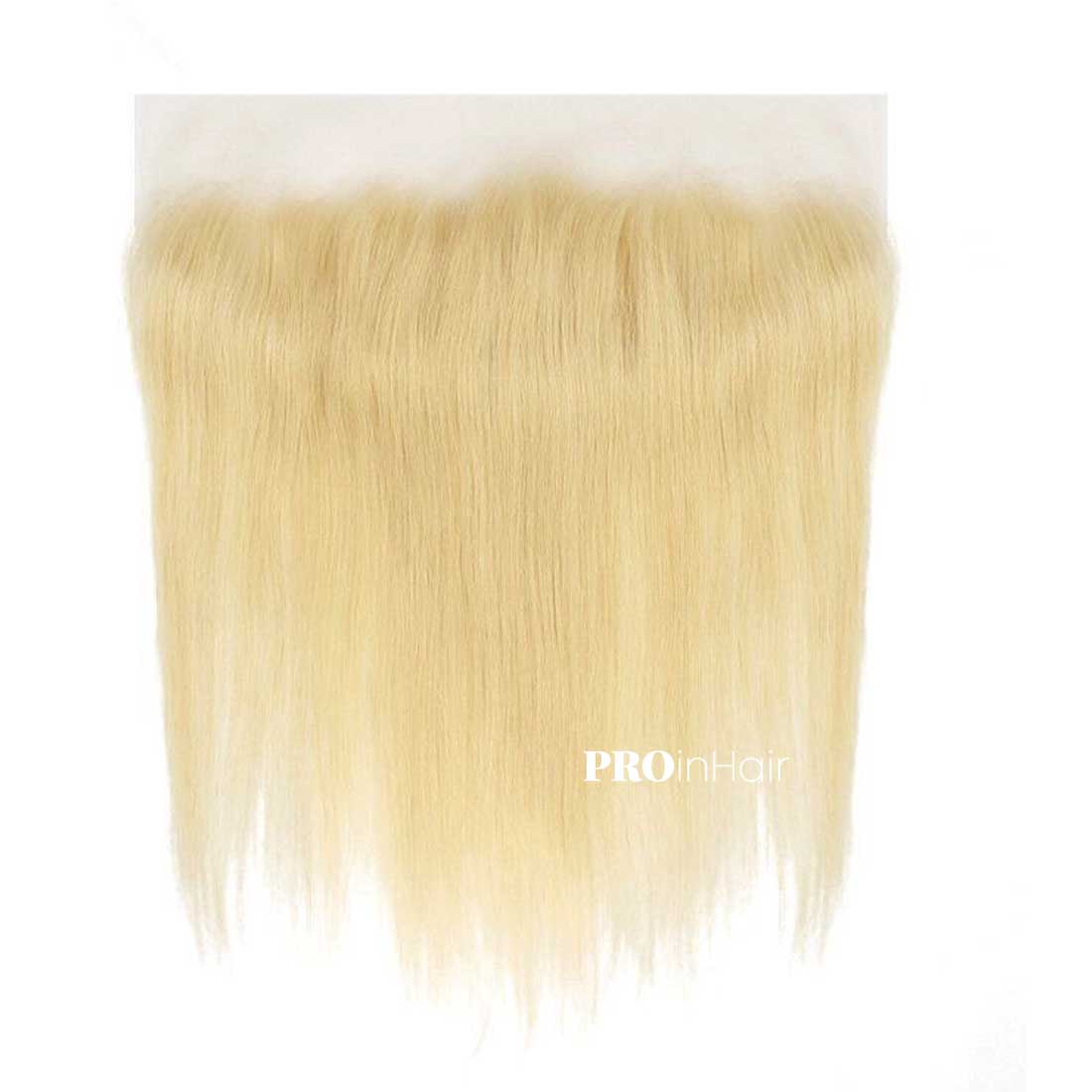 Affordable Blonde #613 Siky Straight 13X6 HD Frontal Humano Virgin Renda Transparente Frontal