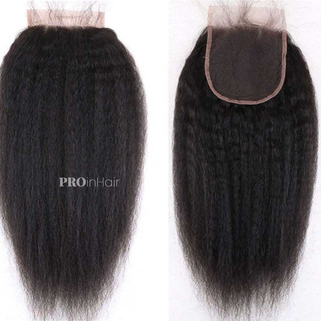 Affordable Kinky Straight 5X5 HD Closure  Super Thin HD Closure Virgin Human Hair