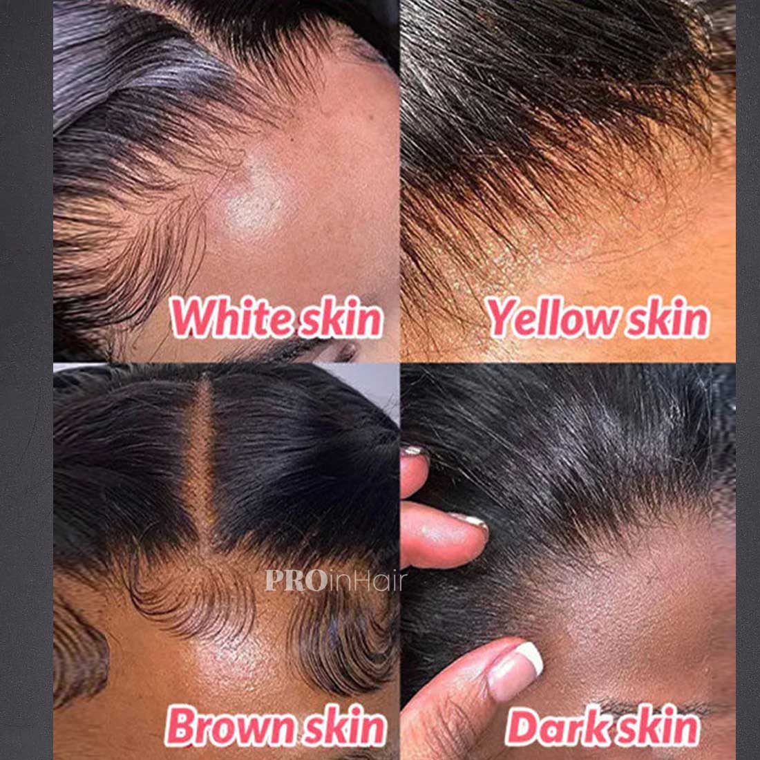 Kinky Straight with 4C Edges Hairline  13x4 HD Frontal Best Real HD Frontal Skin Like Pre Bleached