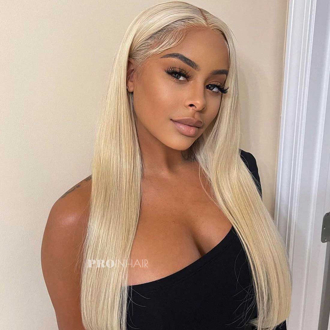 Barbara Blonde #613 Silky Straight Super Thin HD Lace Wig Virgin Human Hair