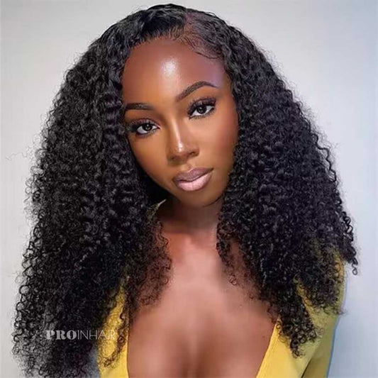 Betsy Water Wave Curly Glueless Swiss Transparent/White Lace Lace Frontal Wig Virgin Human Hair