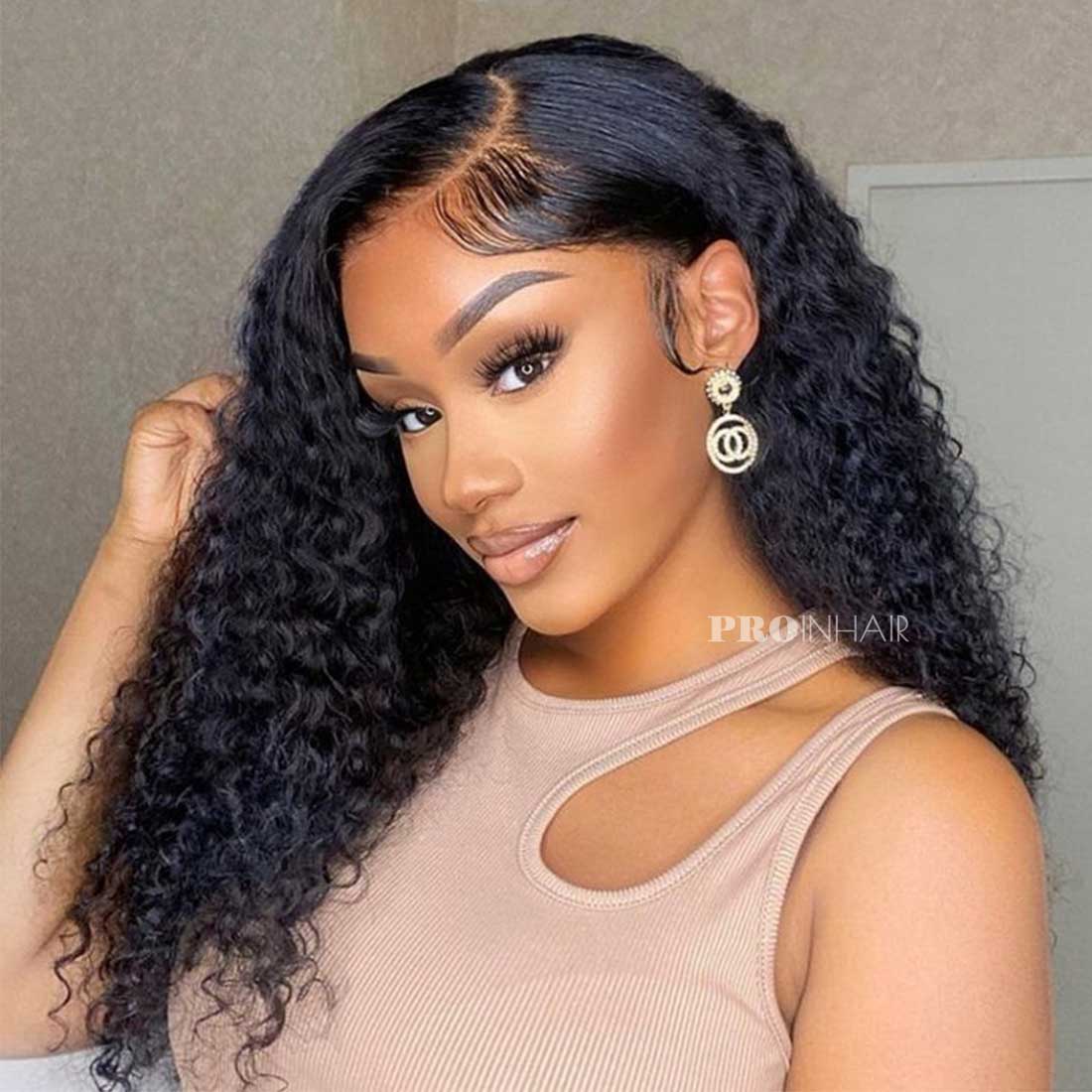 Bree Glueless Melt All Skin HD Wig Deep Wave Virgin Human Hair Super Fine HD lace wig