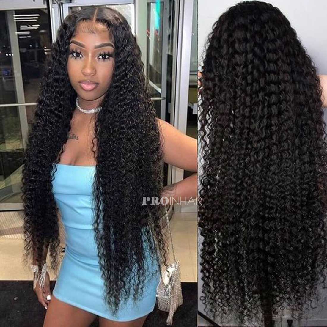 Bree Glueless Melt All Skin HD Wig Deep Wave Virgin Human Hair Super Fine HD lace wig