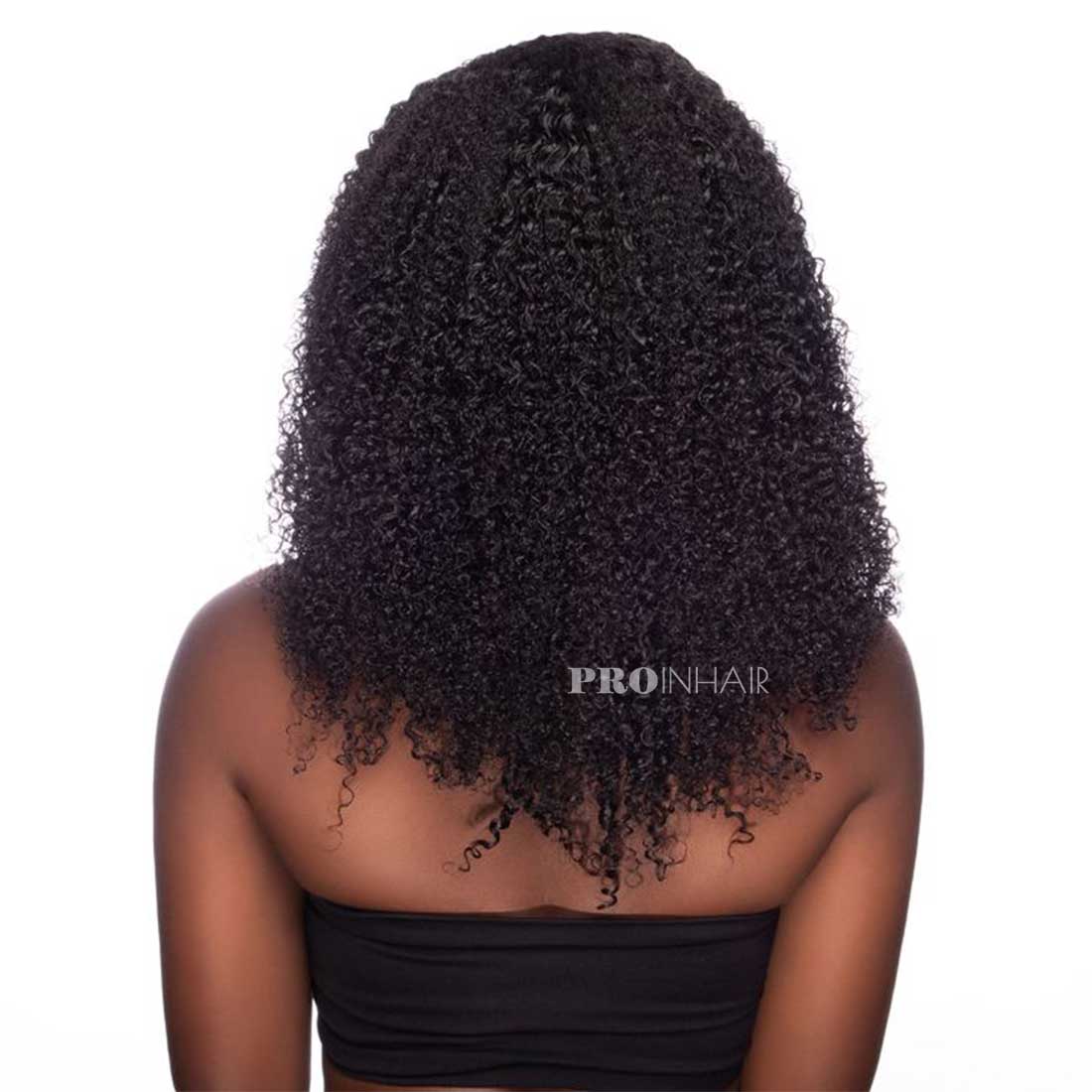 Chloe Kinky Curly Glueless 360 HD Lace Frontal Wig Transparent Lace Wig Iniciante