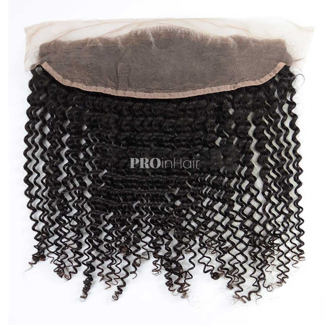 Limpa nós descoloridos Kinky Curly Skin Like 13x4/13x6 HD Frontal Melt All Skin Prepenled Hairline