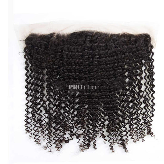 Limpa nós descoloridos Kinky Curly Skin Like 13x4/13x6 HD Frontal Melt All Skin Prepenled Hairline