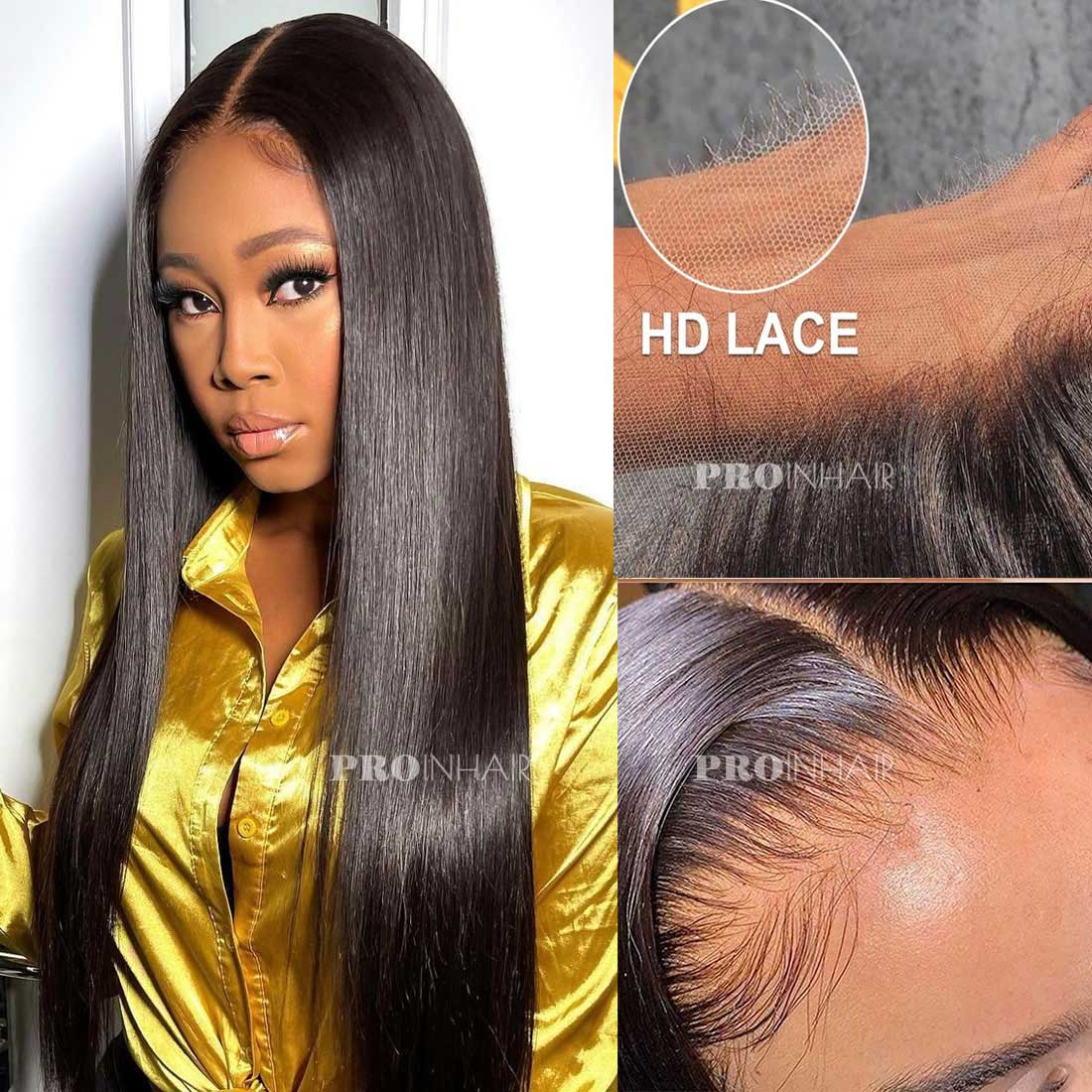 Dianna Glueless Wear and Go Silky Straight HD Wig Virgin Human Hair Super Fine HD lace wig