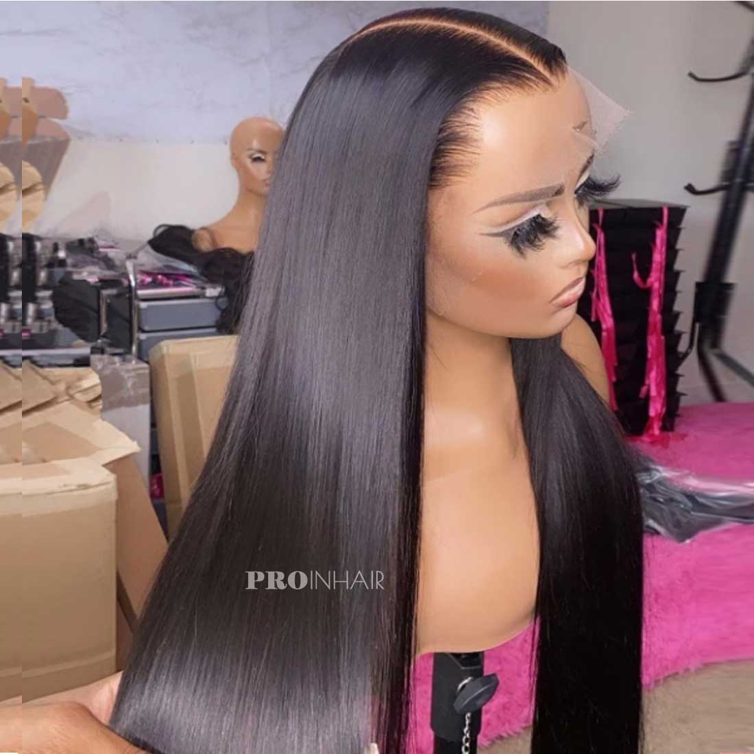 Dianna Glueless Wear and Go Silky Straight HD Wig Virgin Human Hair Super Fine HD lace wig