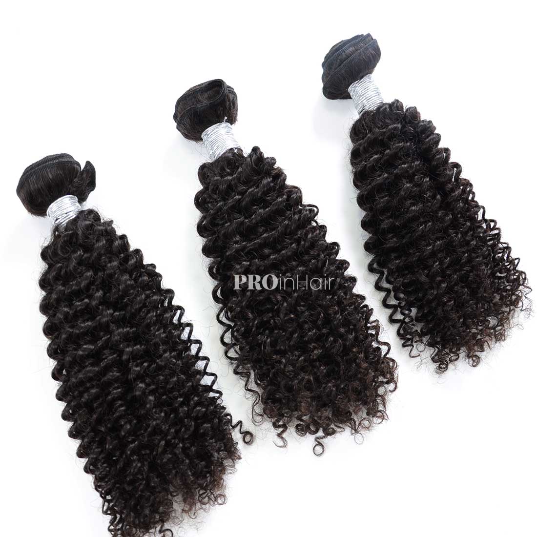 Double Drawn Hair Wefts 3pcs Kinky Curly Bundles Best Virgin Human Hair