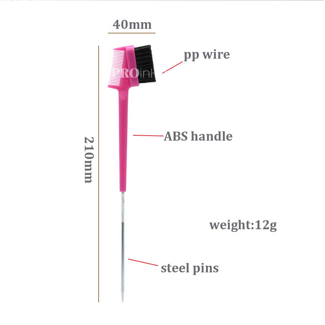 Edges Contral Comb 3 em 1 pentes para modelar perucas