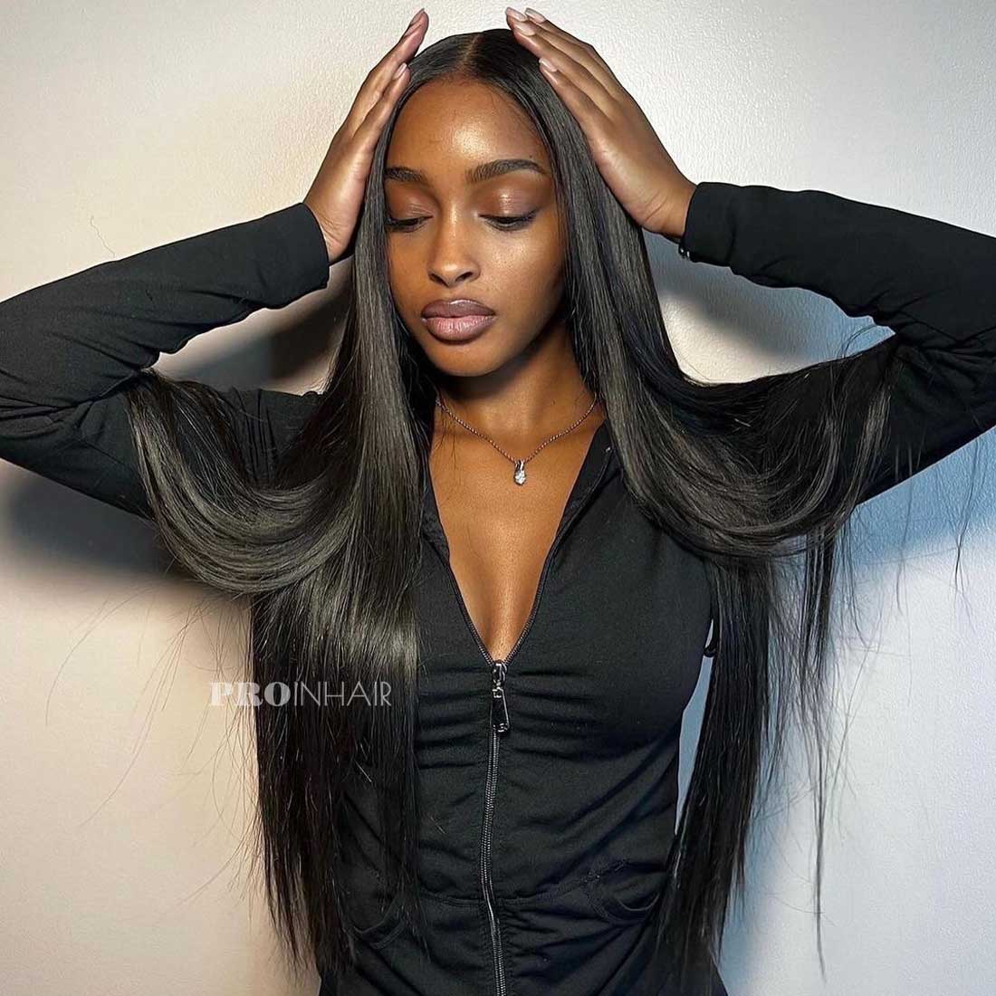 Ela Fine HD lace wig Glueless Silky Straight 5X5 HD Closure Wig Beginner Friendly