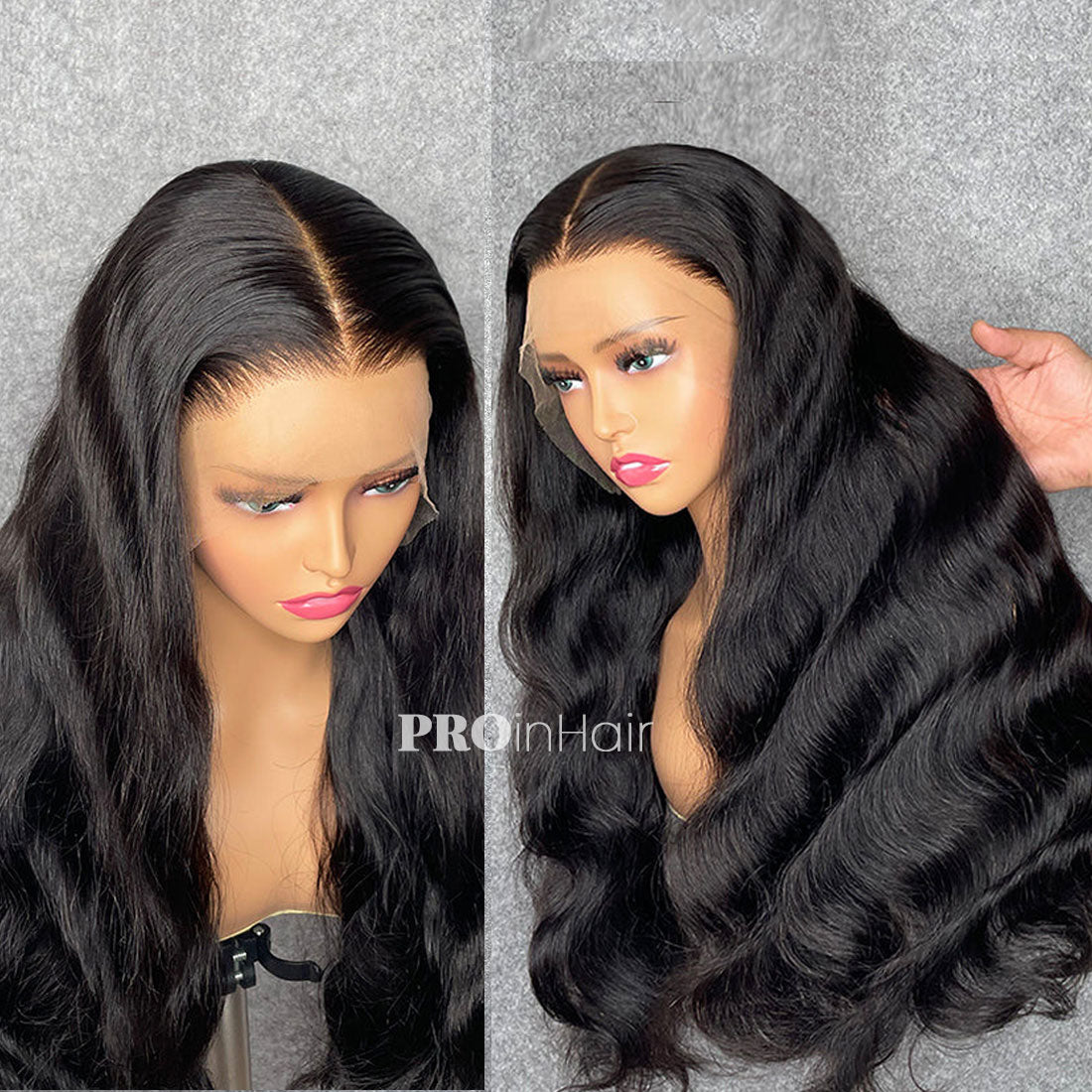 Eva Body Wave HD Peruca Virgem Cabelo Humano Super Fine Wear and Go HD peruca de renda