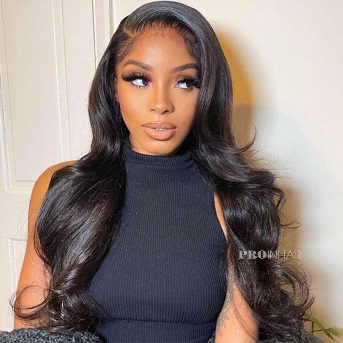 Gia Melt All Skin HD Lace 13X4 Full Frontal Glueless Body Wave HD Wig Virgin Human Hair