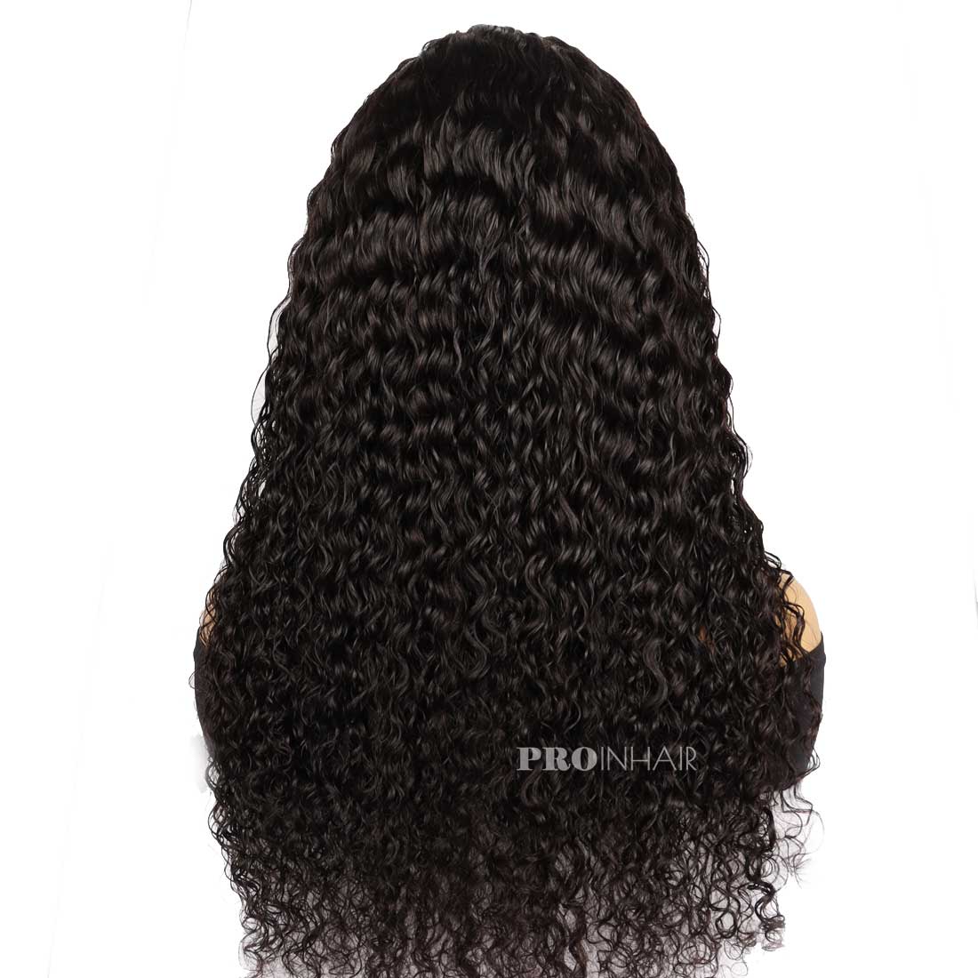 Marcia Deep Wave Sem cola Suíço Transparente/Branco Renda Peruca Frontal Renda Cabelo Humano Virgem