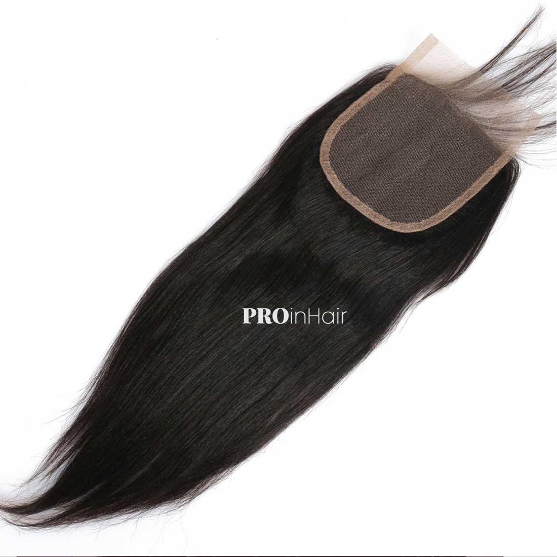 Pre Bleached 5X5 HD Closure Silky Straight Super Thin HD Closure Virgin Human Hair Pre Plucked Hairline