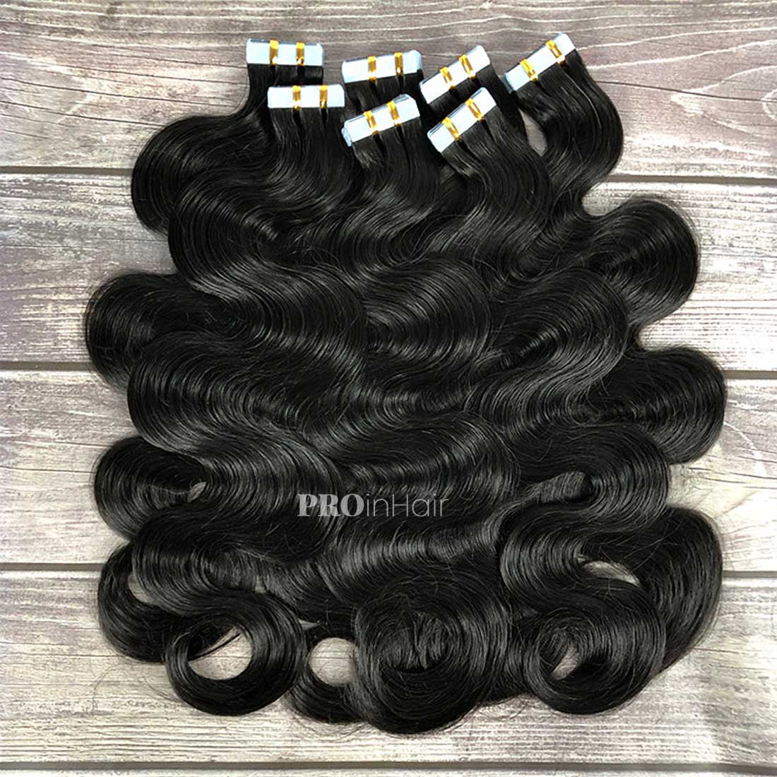 Seamless Body Wave Tape in Hair Extensions Best Virgin Human Hair