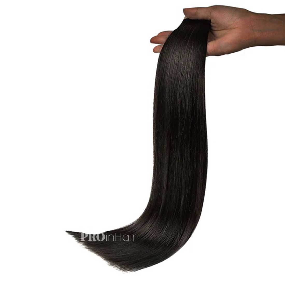 Fita Reta Kinky Sem Costura em Extensões de Cabelo Melhor Cabelo Humano Virgem