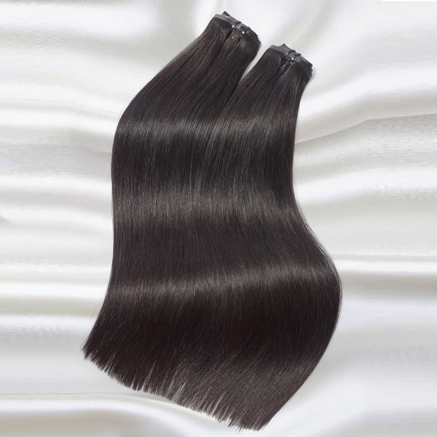 Seamless Clip in Extensions Double Drawn Full To End Best Top Quality Human Hair