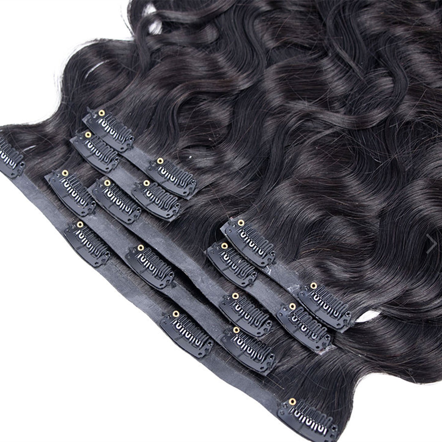 Seamless Clip in Extensions Double Drawn Full To End Best Top Quality Human Hair