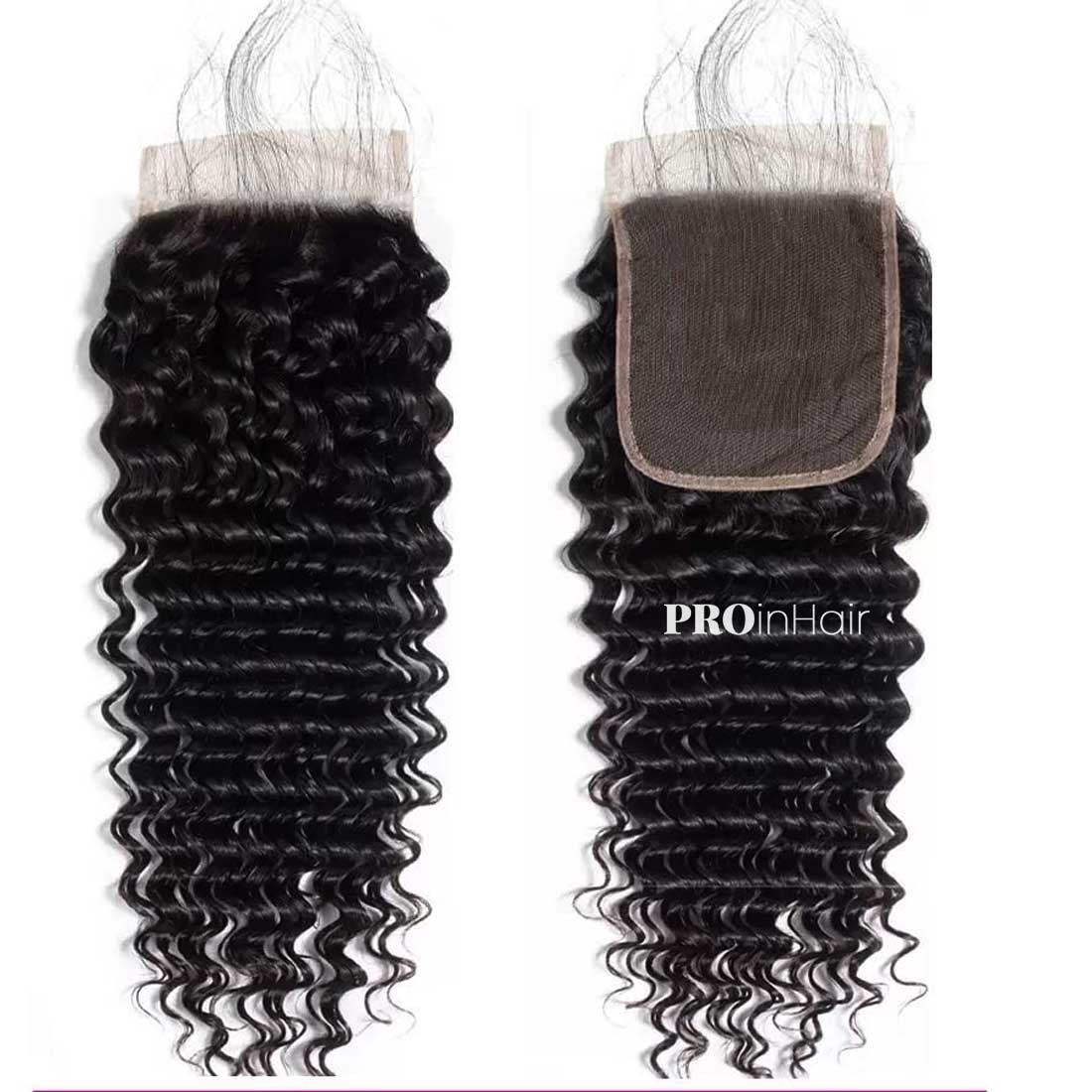 Skin Like Super Thin HD 5X5 Closure Affordable Water Wave HD Closure  Virgin Human Hair