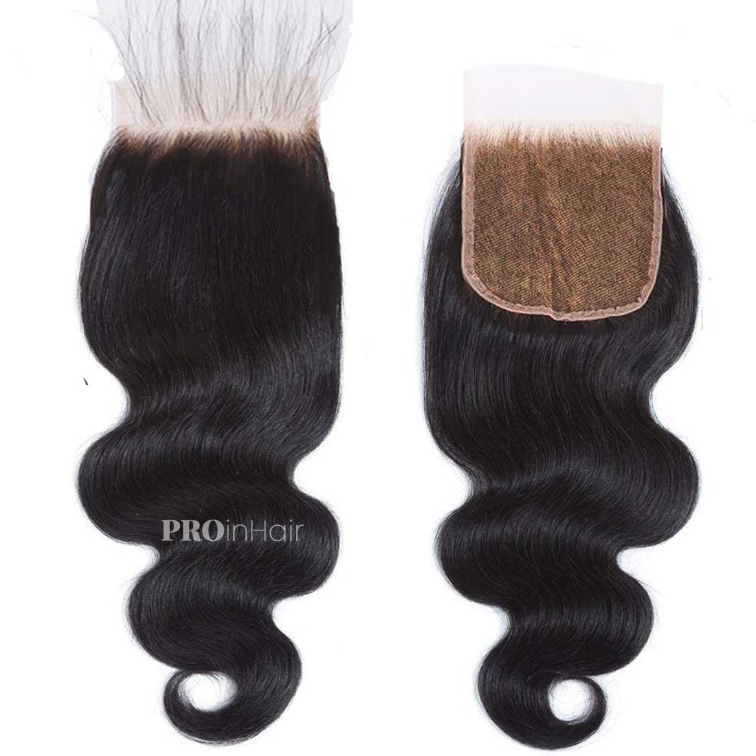 Super Thin 5X5 HD Closure Body Wave Pre Bleached Knots HD Closure Virgin Human Hair