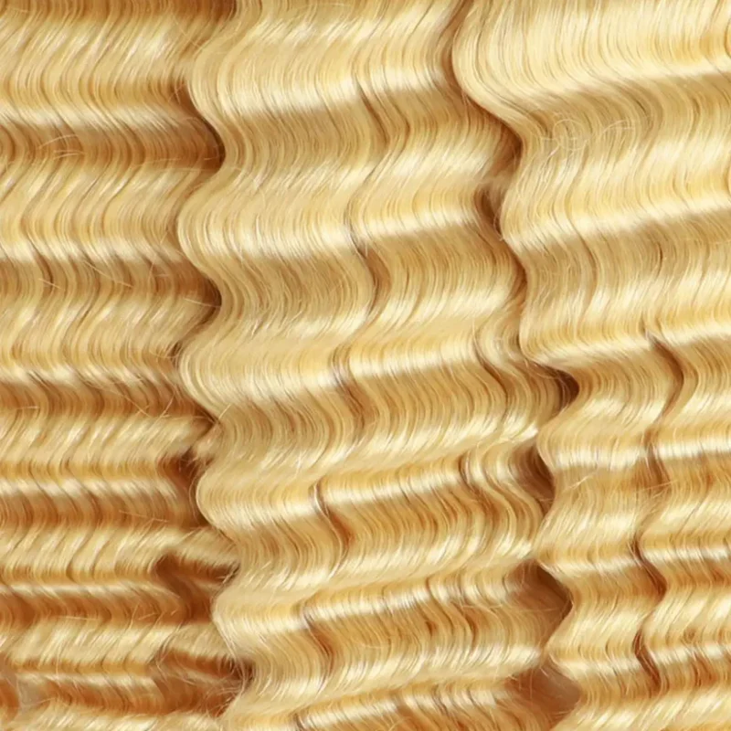 #613 Deep Wave DIY BOHO Braids Human Hair Bulk Double Drawn Full To End Top Quality - Image 3