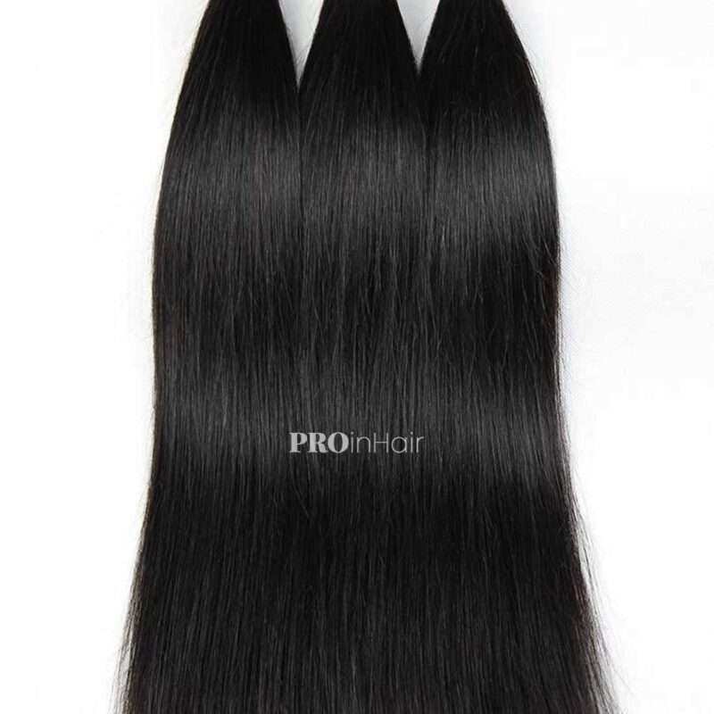 3pcs silky straight bundles best virgin human hair double drawn wefts - Image 4