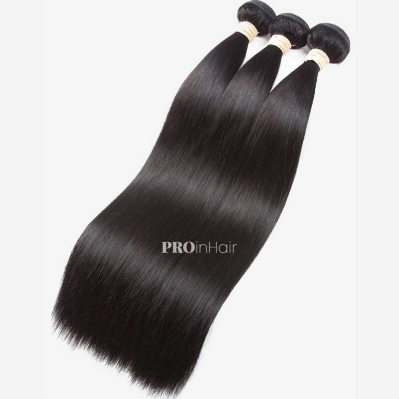 3pcs silky straight bundles best virgin human hair double drawn wefts