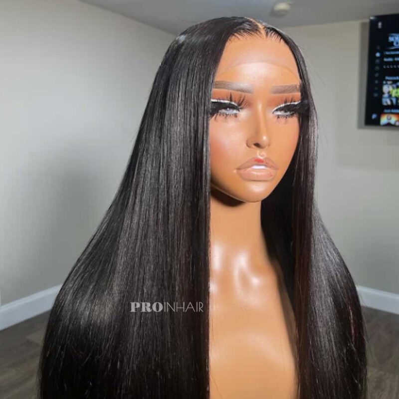 Dianna Glueless Wear and Go Silky Straight HD Wig Virgin Human Hair Super Fine HD lace wig - Image 3