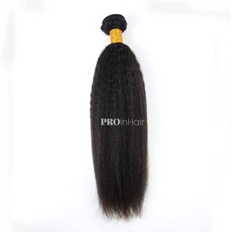 Double Drawn Hair Wefts 3pcs Kinky Straight Bundles Best Virgin Human Hair - Image 5