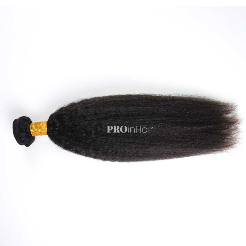 Double Drawn Hair Wefts 3pcs Kinky Straight Bundles Best Virgin Human Hair - Image 4