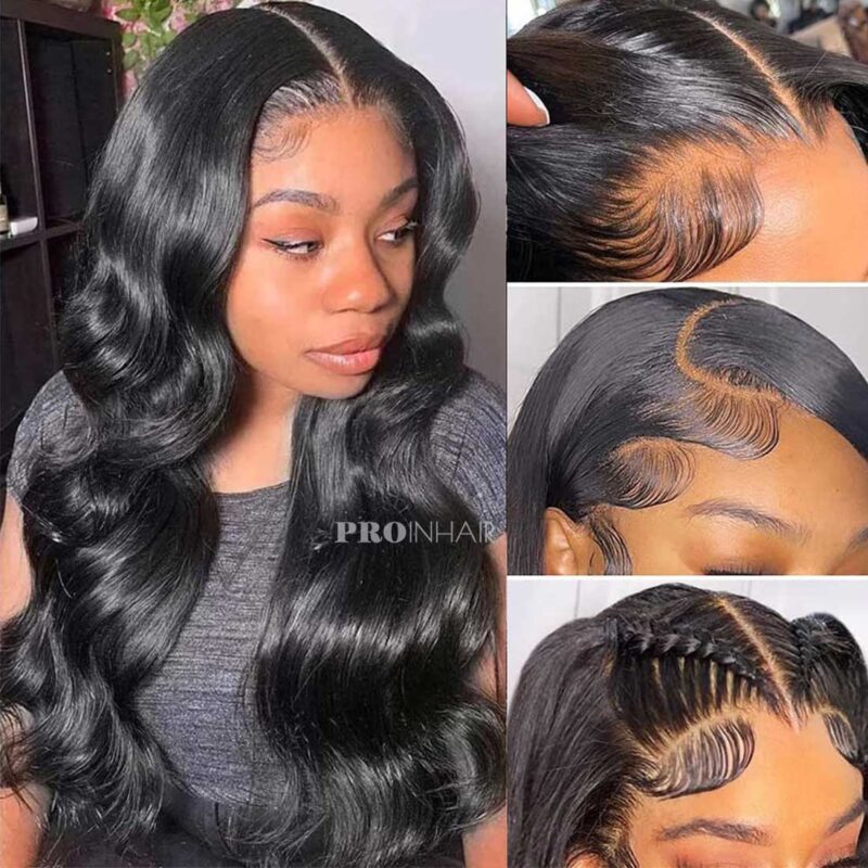 Eva Glueless Body Wave HD Wig Virgin Human Hair Super Fine Wear and Go HD lace wig - Image 2