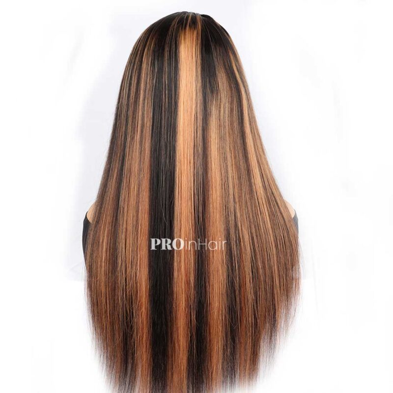 Sophia Blonde Highlights HD Wig Glueless Silky Straight Super Fine HD lace wig Beginner Friendly - Image 4